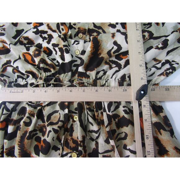 Speed Control Top Womens Large Boho Cottagecore Animal Retro Whimsigoth Capsule - Picture 8 of 12